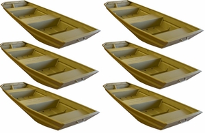 12' 1432 Series Jon Boat 6 Pack