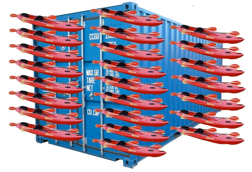 Caribe Kayak 20' Container Load