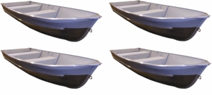 Polar 14 Aluminum V Row Boat 4 Pack