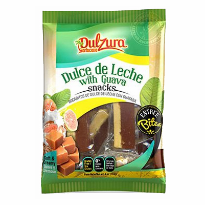 Dulzura Borincana Dulce de Leche con Guayaba (Milk Candy with Guava) Net WT. 3.4 oz