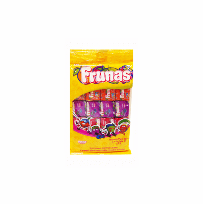 Frunas Candy (Caramelo Blando Masticable Sabor A Frutas) 16.2 oz (24 unidades)
