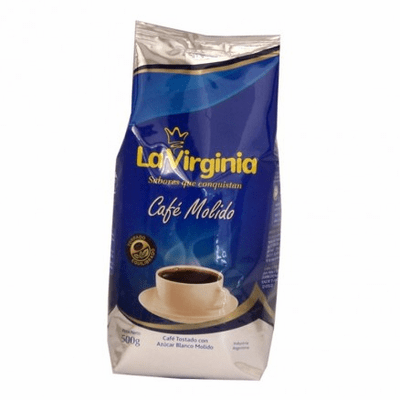 La Virginia Cafe Tostado y Molido Net. Wt 500g