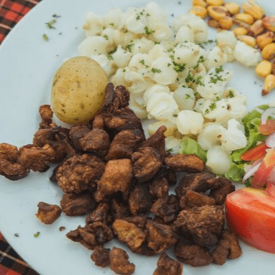 Mote con Chicharron Recipe | Receta Mote con Chicharron