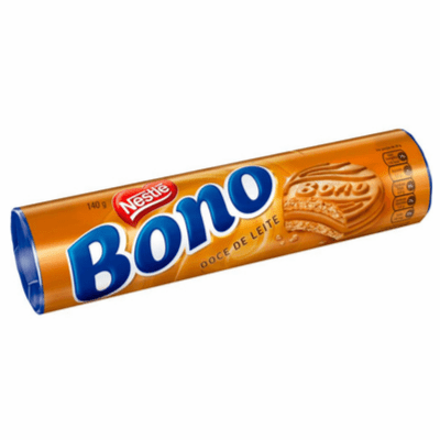 Nestle Bono Biscoito Recheado Sabor Doce de Leite 140 grs.