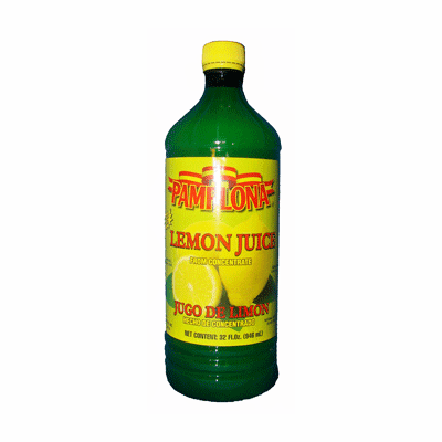 PAMPLONA o EL CRIOLLO Jugo de Limon 32 oz. bottle
