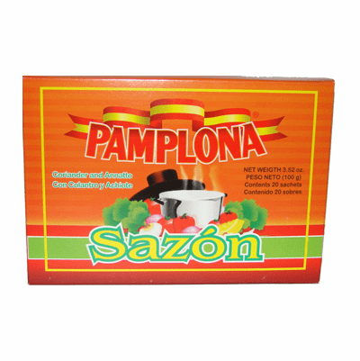 PAMPLONA / BADIAS Con Culantro & Achiote 3.52 oz. (20 sobres)