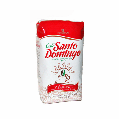 SANTO DOMINGO COFFEE Cafe Molido 1 lb. Dominican Ground Coffee