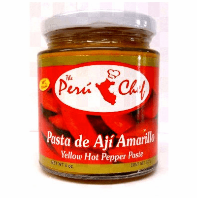 The Peru Chef Pasta de Aji Amarillo - Yellow Hot Pepper Paste 8oz