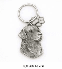 golden retriever key ring