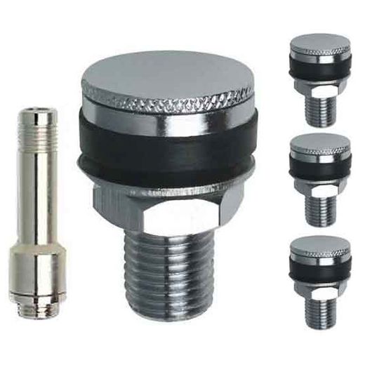 Gorilla® Chrome Flush Mount Valve Stems Flush Mount w/Smooth Cap & gripstyle edge Flush Mount w