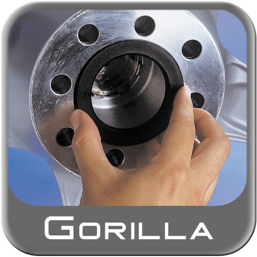 Gorilla® Black Hub Rings from Brandsport Auto Parts (716415)