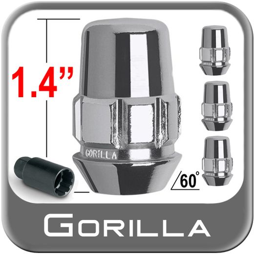 Gorilla® 12mm x 1.5 Wheel Locks from Brandsport Auto Parts (71431N)