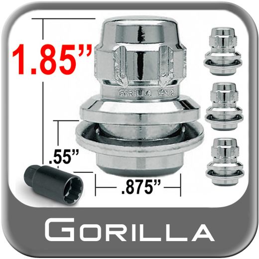 Gorilla® 14mm x 1.5 Wheel Locks from Brandsport Auto Parts (73641TXX)