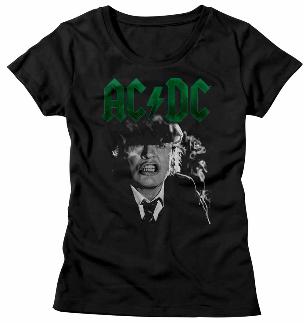 AC/DC Shirt Juniors Angus Growl Black T-Shirt - AC/DC Angus Growl Shirts