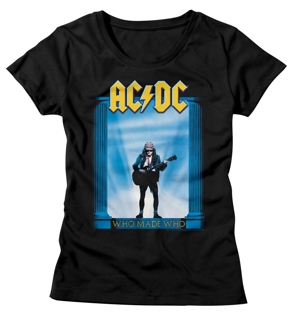 AC/DC Shirt Juniors Who Made Who Black T-Shirt - AC/DC Who Made Who Shirts