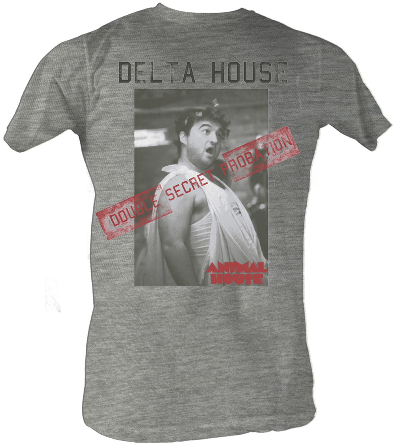 Animal House TShirt Probation Adult Athletic Heather Tee Animal