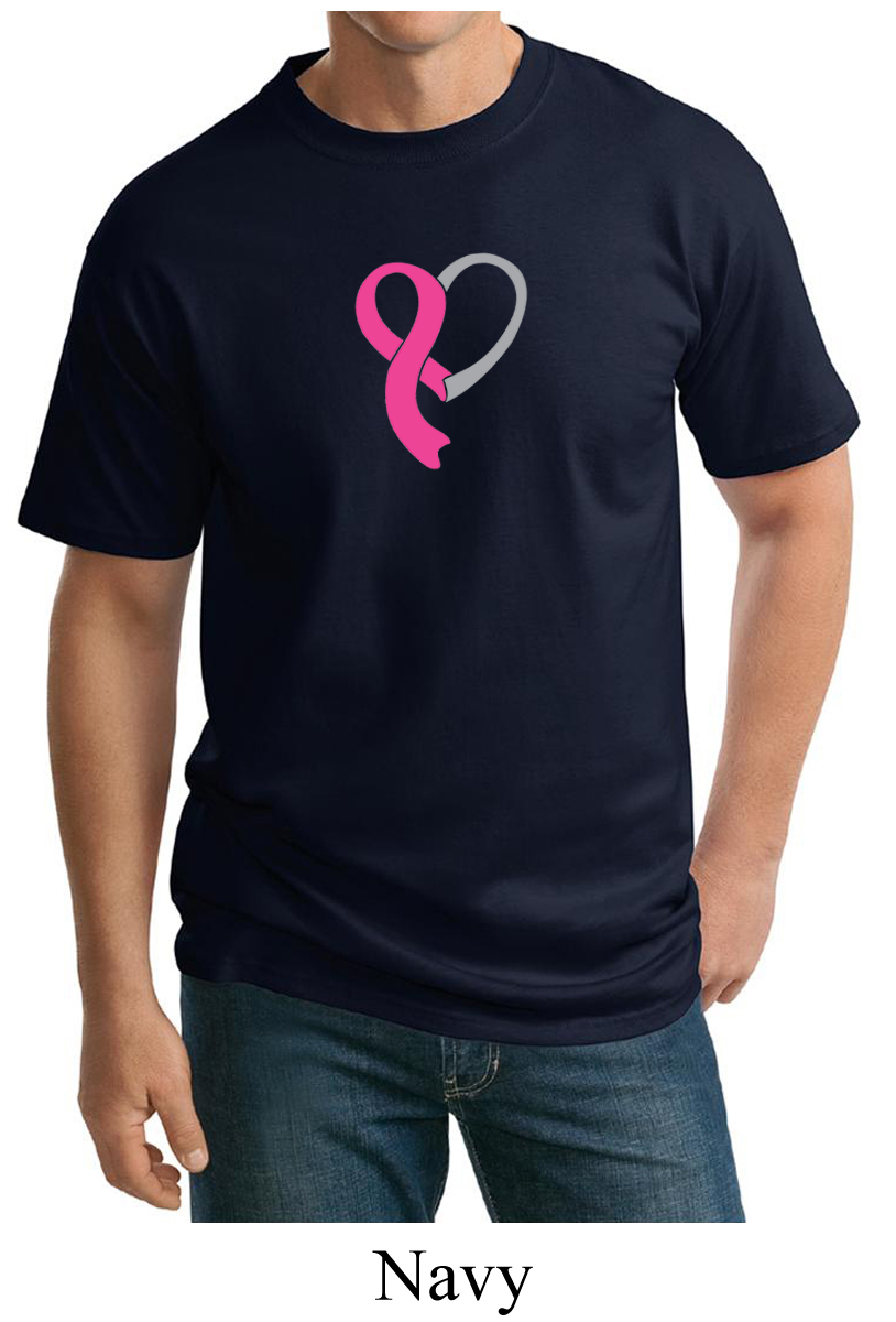 T-shirt Homme Gildan Soutien Lutte Contre Le Cancer Du Sein - Coton, Coupe Ample, Neuf Sans étiquettes