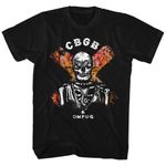 CBGB T Shirt Est 1973 Classic Logo New Official Mens Black Long Sleeve T-Shirts