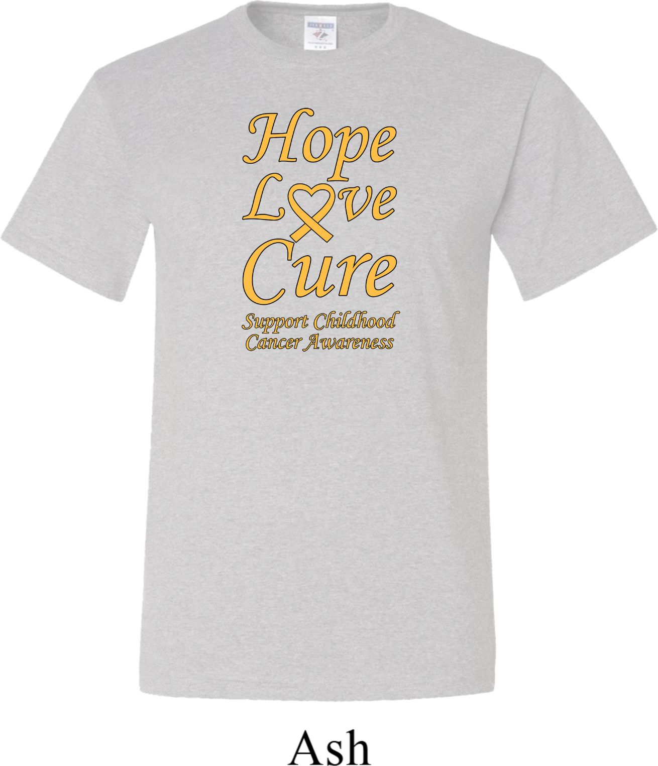 Men's Lung Cancer Awareness T-Shirt - Hope For A Cure Short Sleeve Cotton Tee, Comfort Fit Casual Wear