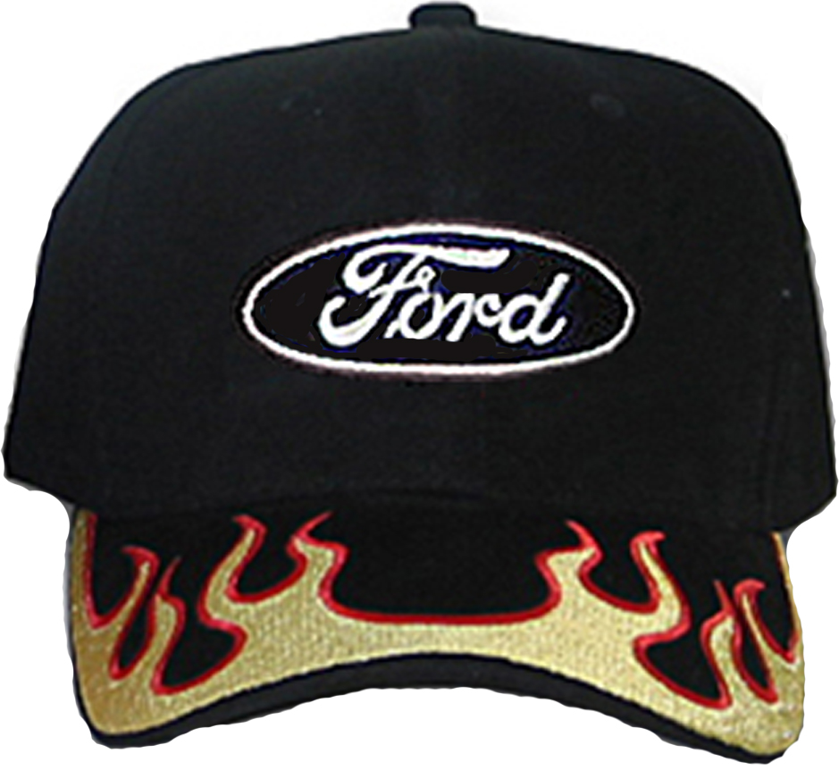 Ford Logo Hat Flaming Embroidered Adjustable Cap Ford Hats Caps