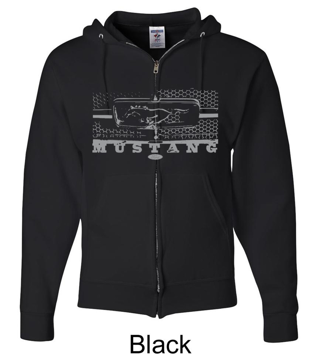 Ford Mustang Hoodie Legend Full Zip Ford Mustang Tshirts