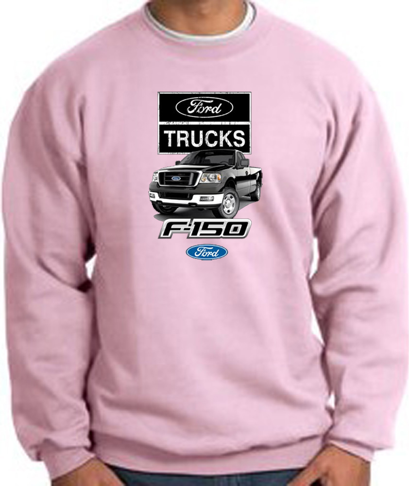 Ford Truck Sweatshirt F150 Truck Adult Pink Sweat Shirt Ford Truck