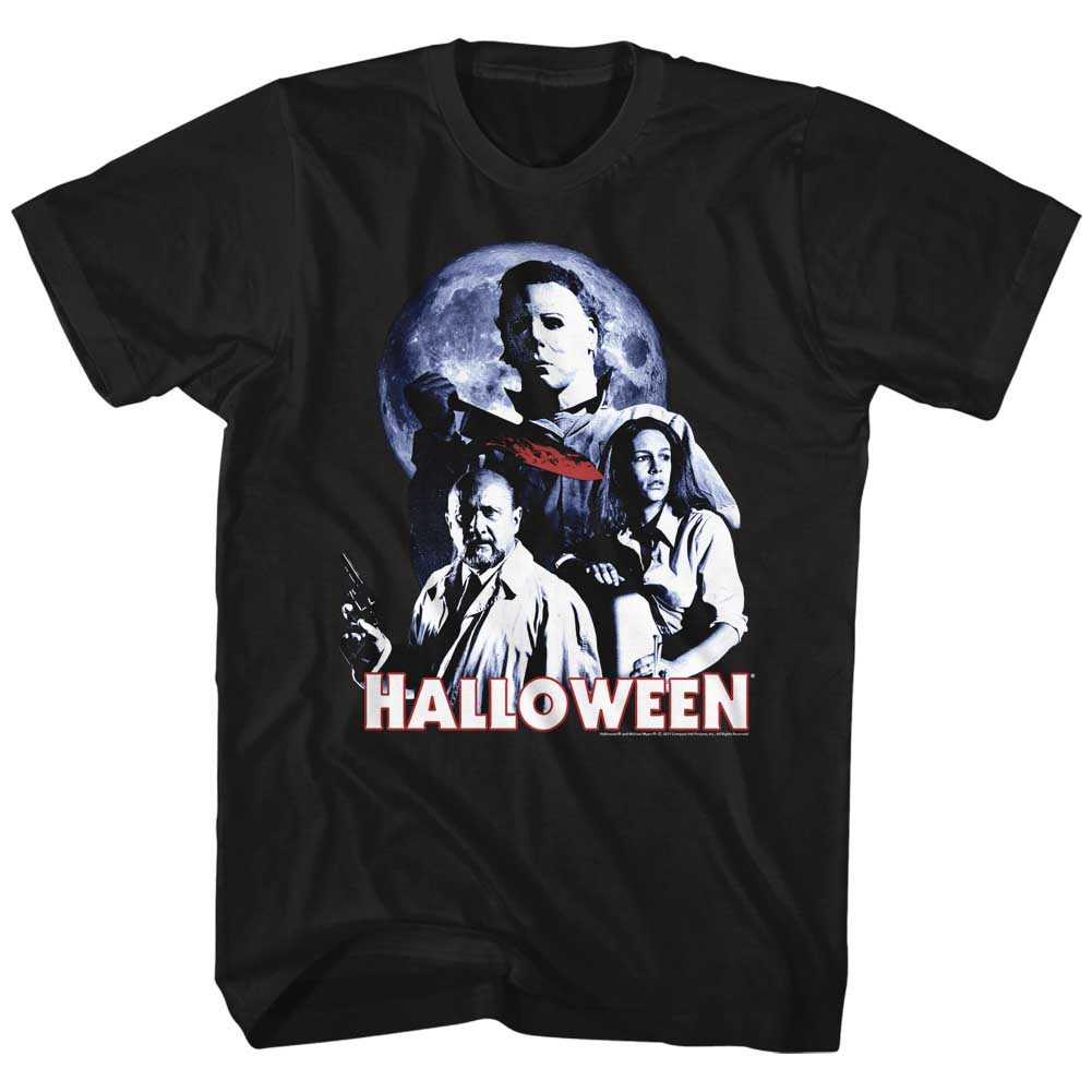 Halloween Shirt Movie Stars Black TShirt Halloween Movie Tshirts