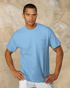 Hanes Tagless T-Shirt With Pocket Tee Shirt - Pocket T-shirts