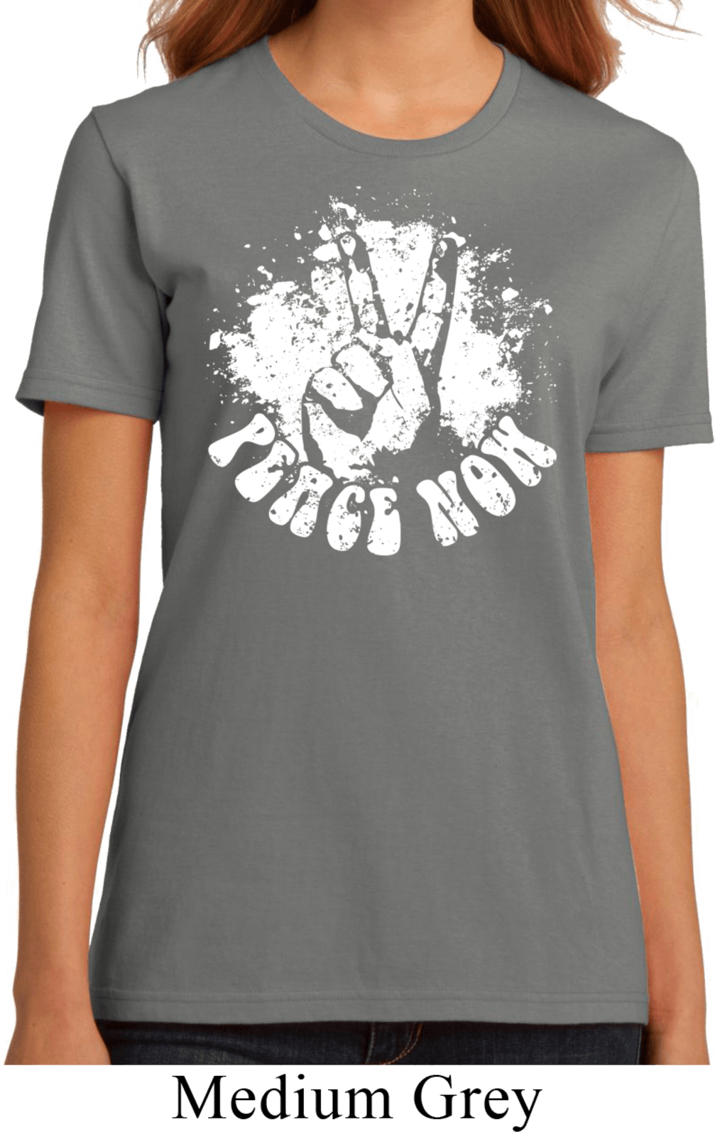 Peace Now Graphic Curvy Tee