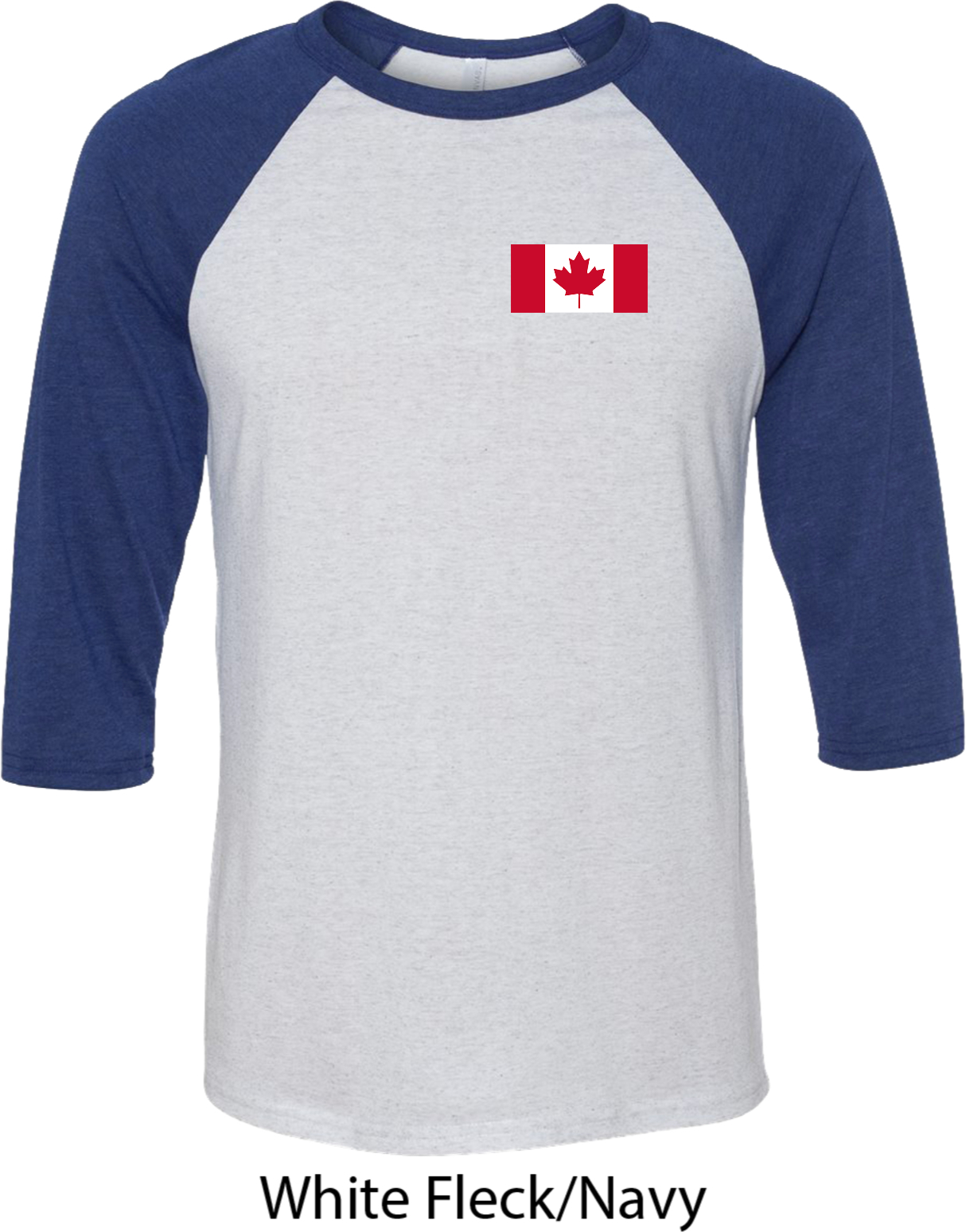 Mens Canada Tee Canadian Flag Pocket Print Raglan Shirt Canadian Flag Pocket Print Mens Shirts