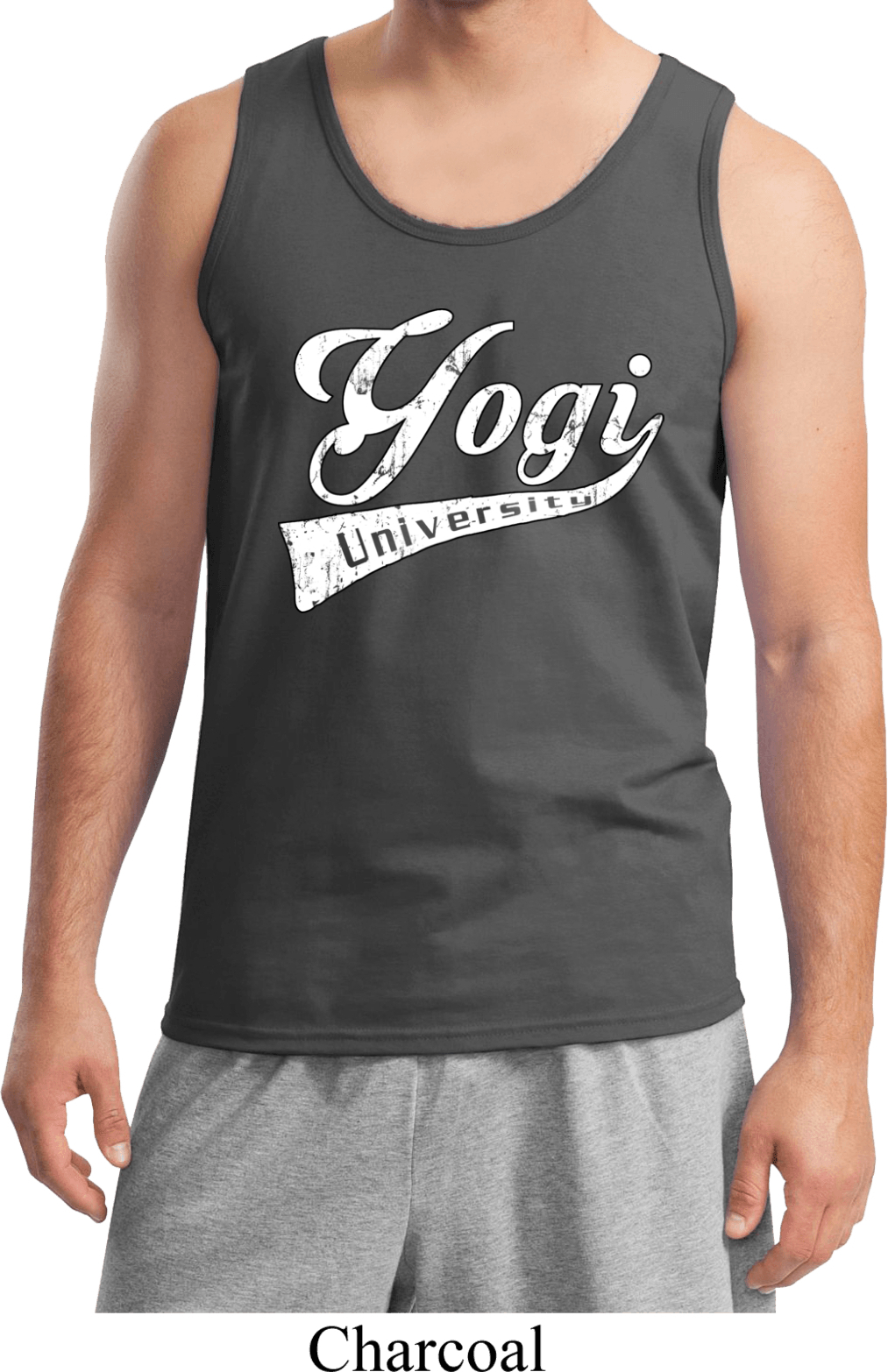Mens Yoga Tanktop Yogi University Tank Top - Yogi University Mens Yoga ...