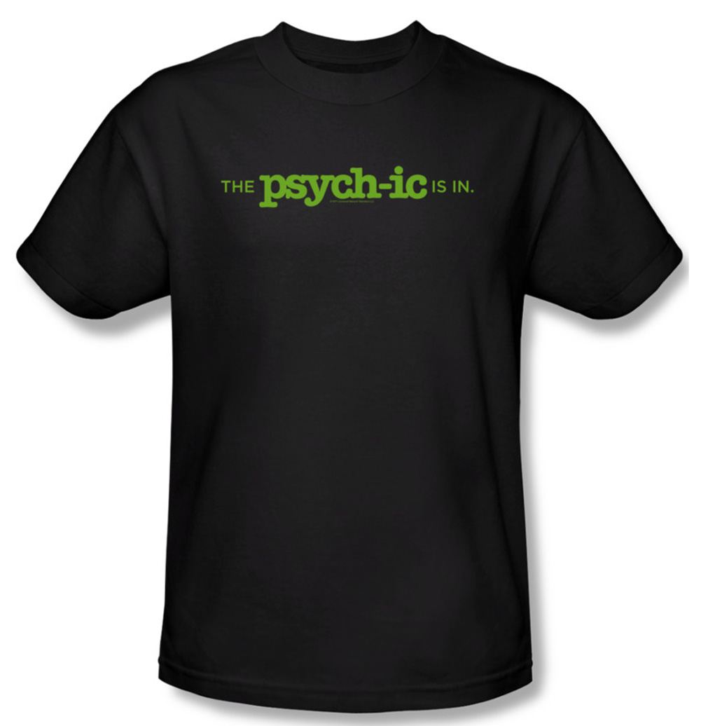 Psych Shirt The Psychic Is In Adult Black Tee TShirt Psych The