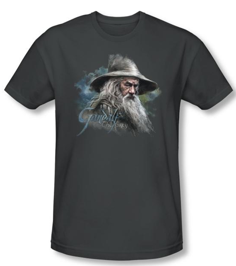 T-Shirt Hobbit « An Unexpected Journey » - Gandalf, Bilbo Et Les Nains - Coton - Licence Officielle