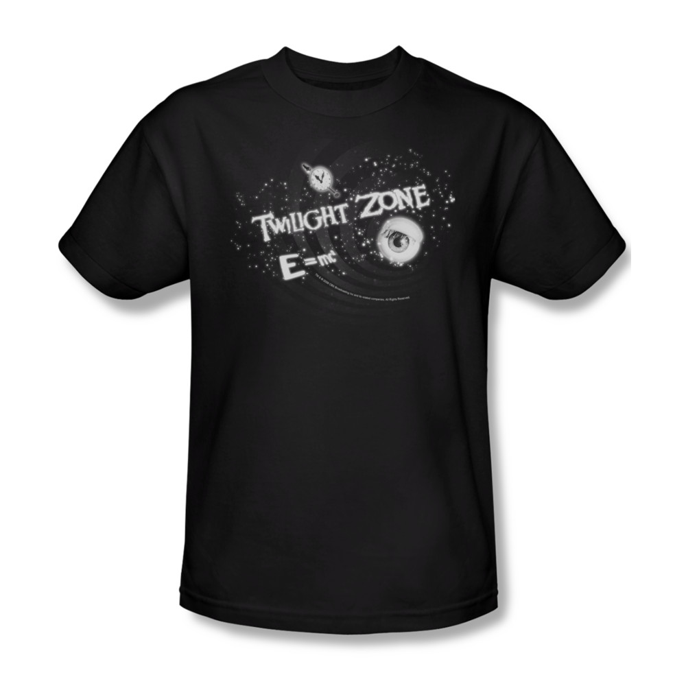 Twilight Zone Shirt E=MC2 Black TShirt Twilight Zone E=MC2 Shirts