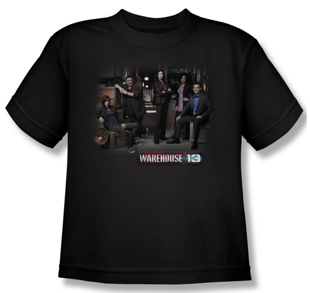 Warehouse 13 Shirt Kids Warehouse Cast Black Youth Tee TShirt