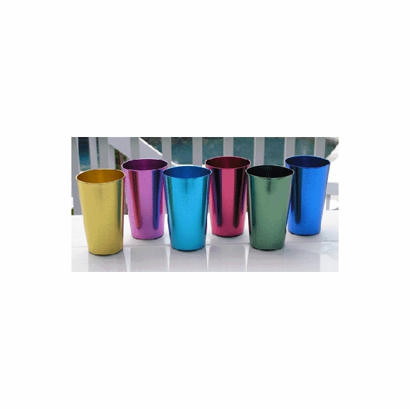 Aluminum Tumbler Set 6 tumblers