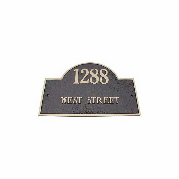 Brass Address Plaque