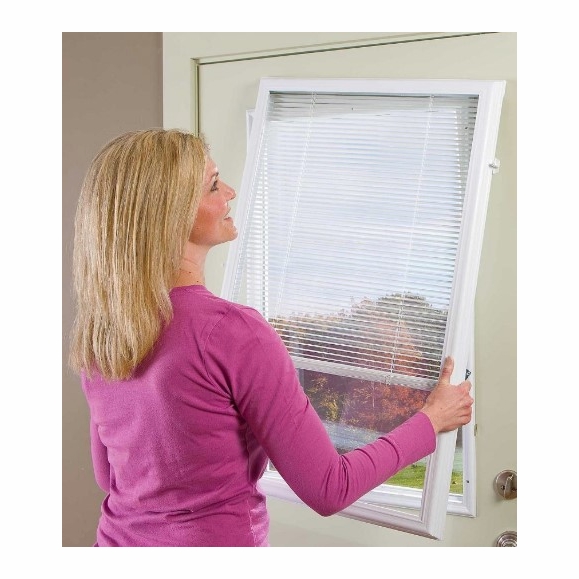 Add On Enclosed Blinds for Steel Door and Fiberglass Door Half and