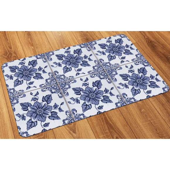 Faux Flooring Printed Tile Floor Mat