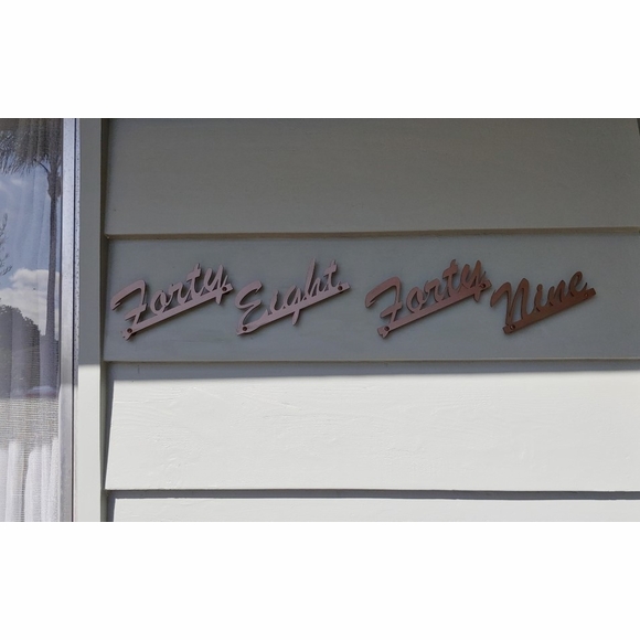 Script Address Numbers Ten Individual Written House Number - Spelled Out Word Address Numbers In ...