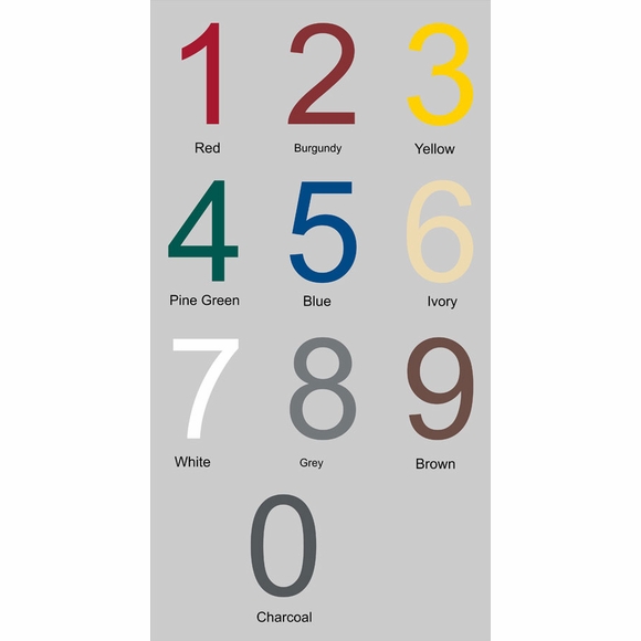 Large White House Numbers