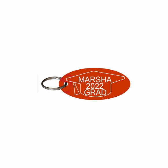 Personalized Graduation Gift Key Fob Ring or Zipper Pull