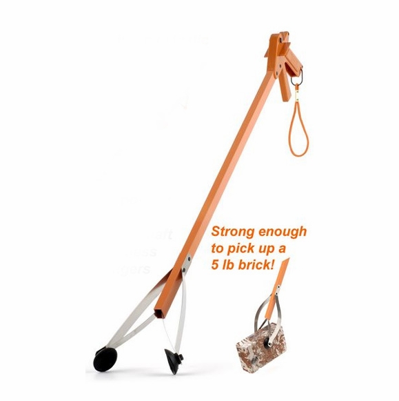 Professional Litter Pick Up Tool Aluminum Reacher Trash Grabber, Garbage Picker Upper