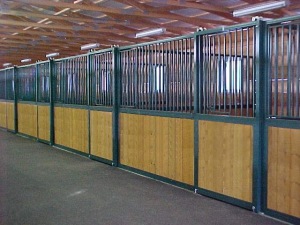 Painted Steel Modular Stalls