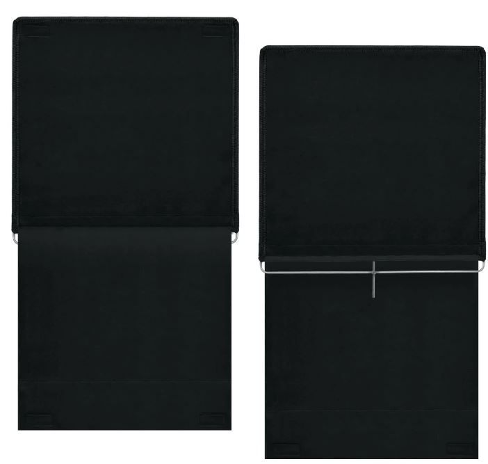 Modern 36 x 36 in. Solid Floppy Flag Cutter BarnDoor Lighting