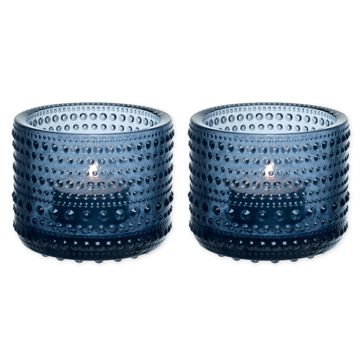 iittala Kastehelmi Rain Candleholder Set of 2 Candles & Candle Holders