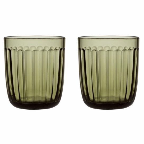 iittala Raami Moss Green Tumblers (Set of 2) Holiday Home Accents