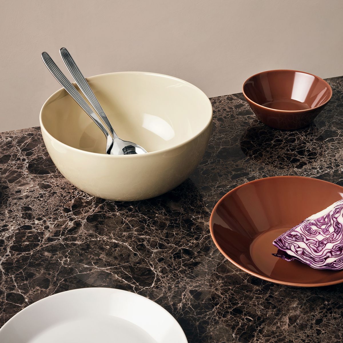 iittala Teema Linen Small Curved Serving Bowl iittala Teema Linen