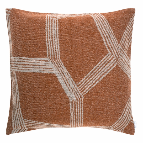 Lapuan Kankurit Himmeli Terracotta Throw Pillow Throw Pillows