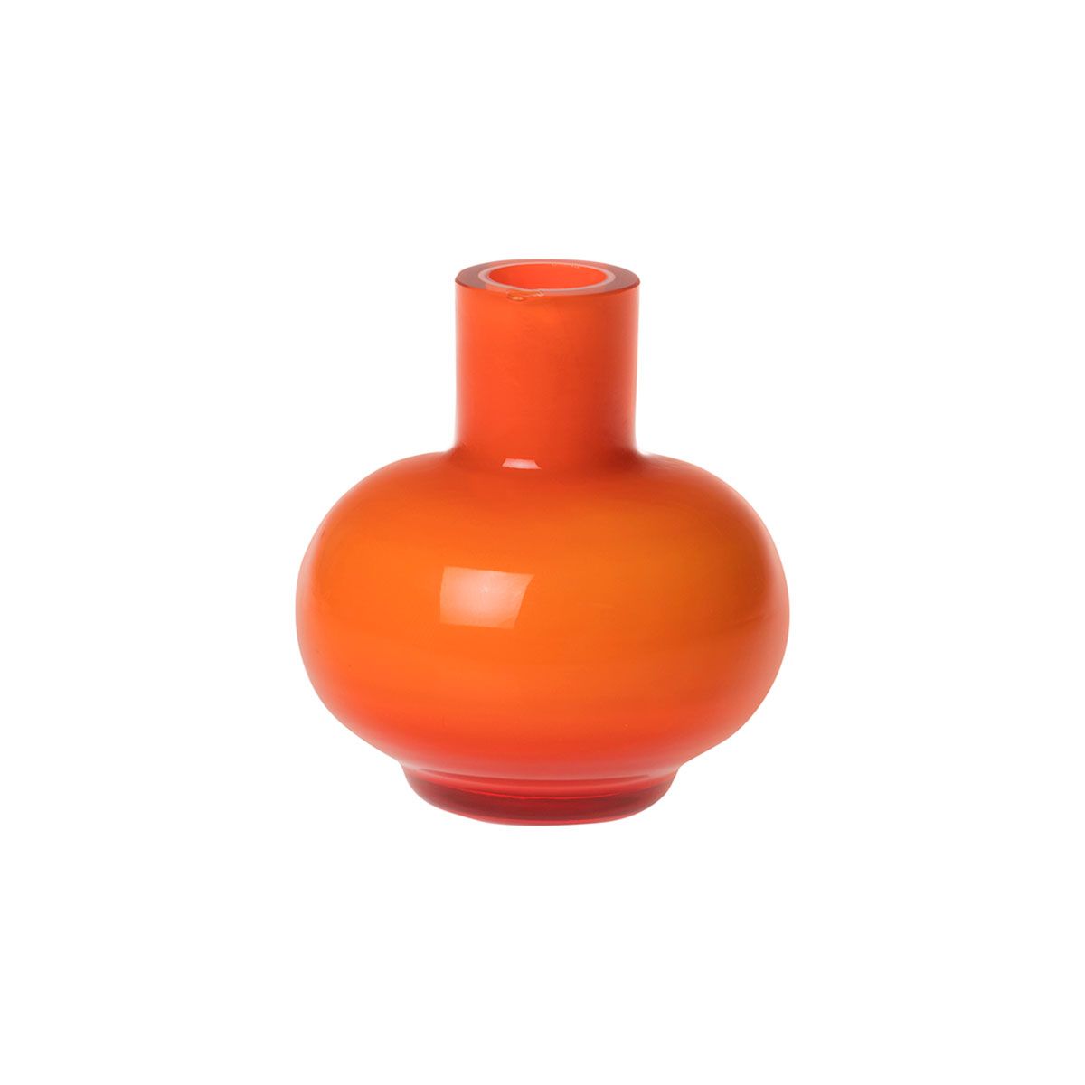 Marimekko Orange Mini Vase Marimekko Vases, Plant Pots, & Candle Holders